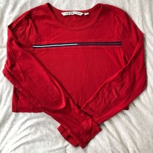 SOLD RARE Tommy Hilfiger Cropped Long Sleeve